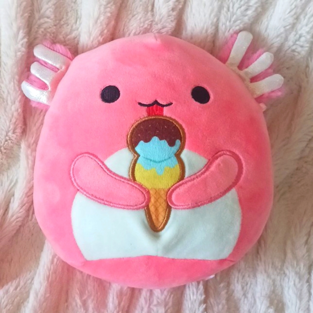 Squishmallow 8” Archie With Ice Cream Cone Pink Brand New Kelly Toy